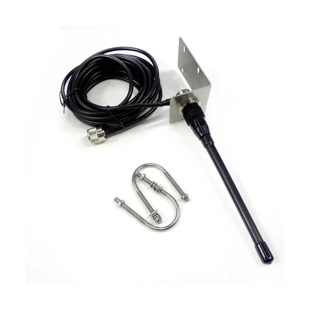 Antenne VHF Marine 156-163 MHz – Caoutchouc, Câble RG-58 5 M – Universelle