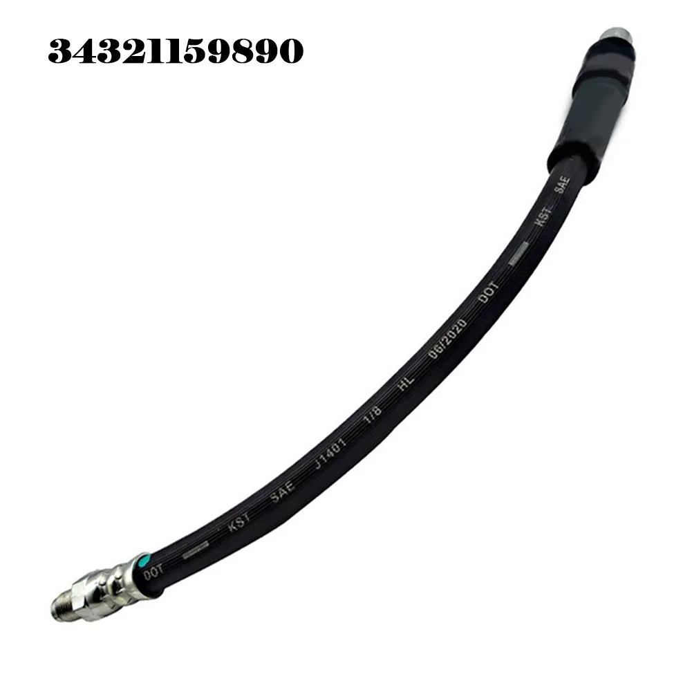 

Accessories Brake Hydraulic Hose 34321154904 34321159890 Black Plastic&Rubber Replacement New Practical Quality