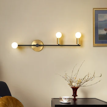홈 실내 침실 다 이닝 룸 통로 복도 조명 Sconce 배경에 대 한 LED 현대 벽 램프 E27 전구 벽 전등