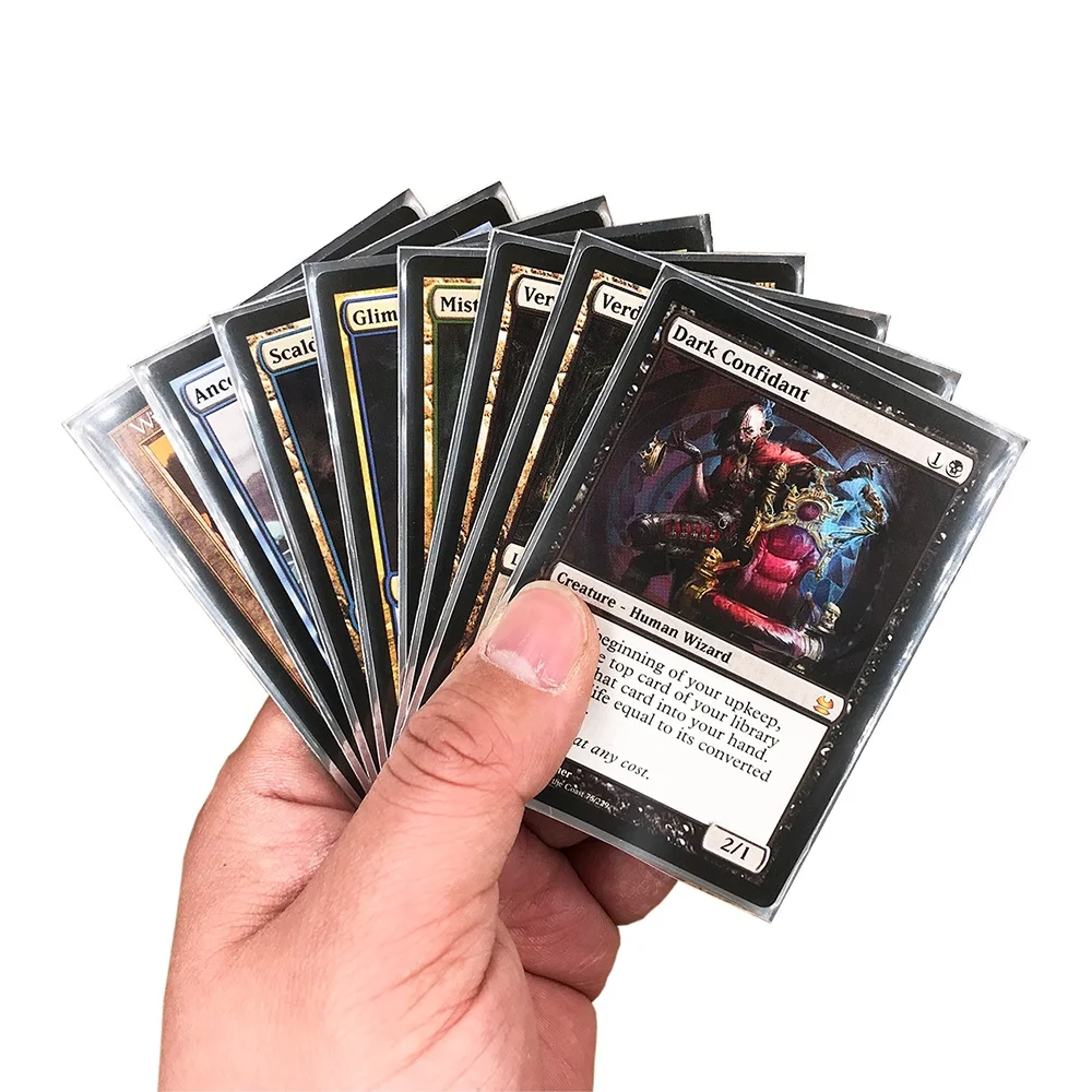 Playing Card Cover 60pcs 66x91mm Standard Size Deck Protector Sleeves Elesh Norn Collectible Board Game Playing Game TCG Card Cover Shield Pkm/MTG