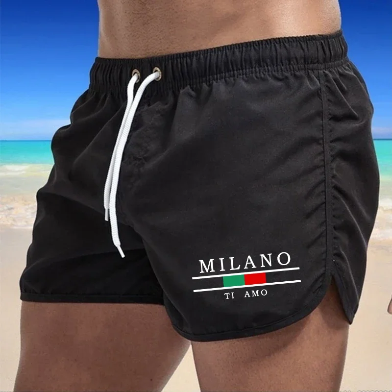 Sommer Herren Strandshorts Bedruckt Lässig Schnelltrocknend Surf-Badebekleidung Outdoor Jogging-Sweatpants 2026 Tägliche Schwimm- und Sportshorts