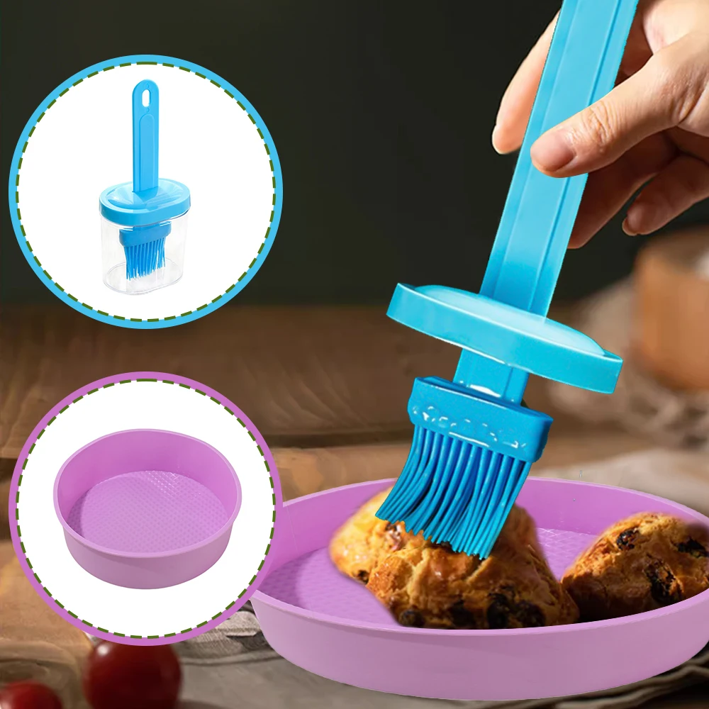 

Silicone Cake Mold Round Shape Silicone Bread Pan Cake Round Shape Mold 12 Hole Muffin Cupcake Baking Pans Silicone Bottle Brush
