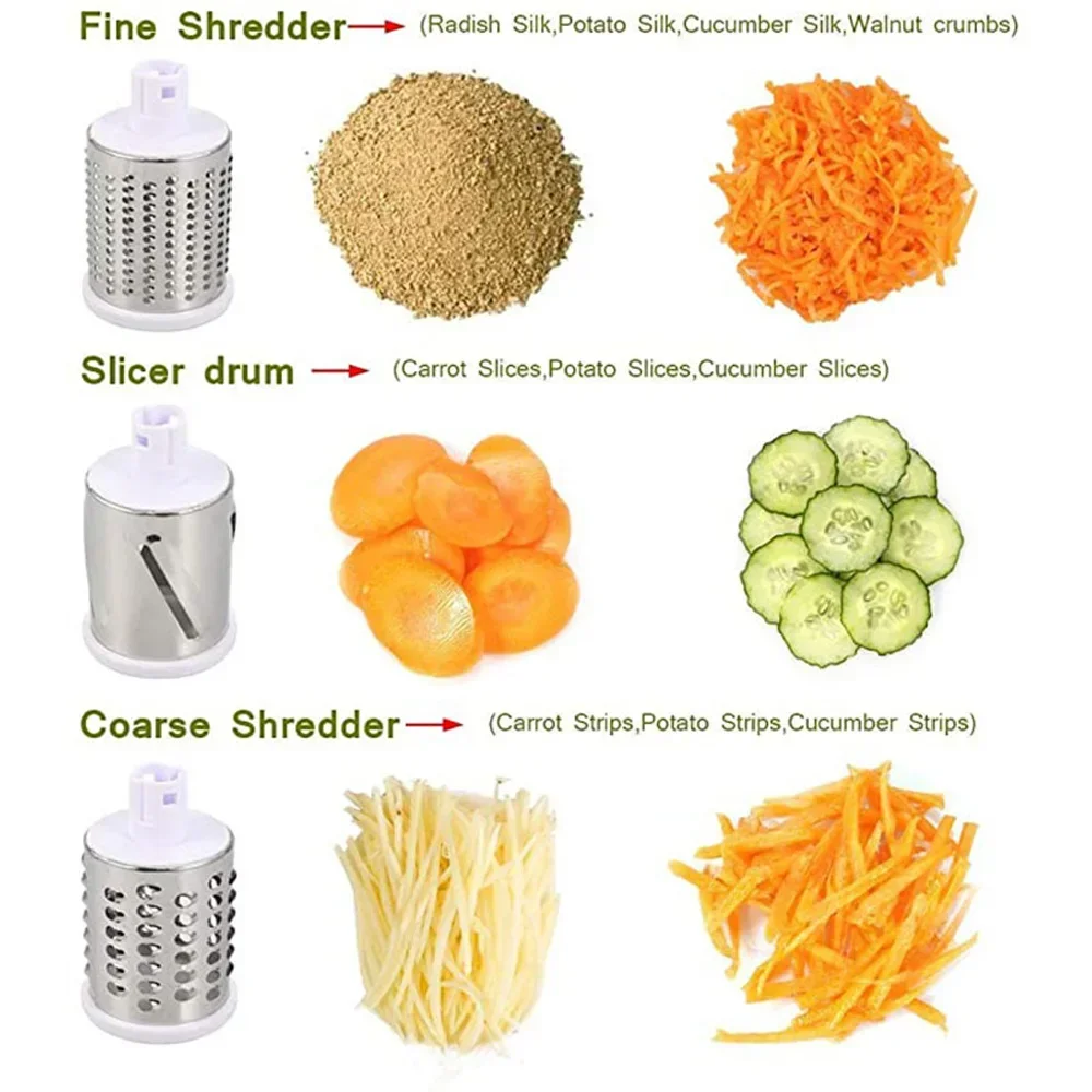 Manual Vegetable Cutter, Roller Gadgets, Fruit Chopper, Round Slicer Graters, Potato Carrot Shredder, Kitchen Gadgets Tool