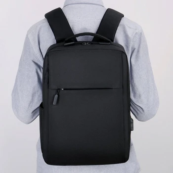 Zaino per Laptop da Uomo, Grande Capacità, Impermeabile, Borsa da Viaggio per Pendolari, Zaino Casual per Ufficio e Scuola