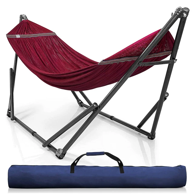 Adjustable Portable Cotton Camping Hammock 3