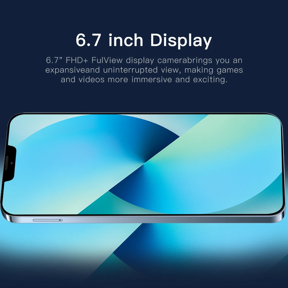 cell phones and 5g Smartphone I13 Pro 12GB 512GB 6.7 Inch 6800mAh 4G 5G Qualcomm 888 Smart Cell Mobile Hand Phone Cellular Telefon Global Version cell phone with 5g network