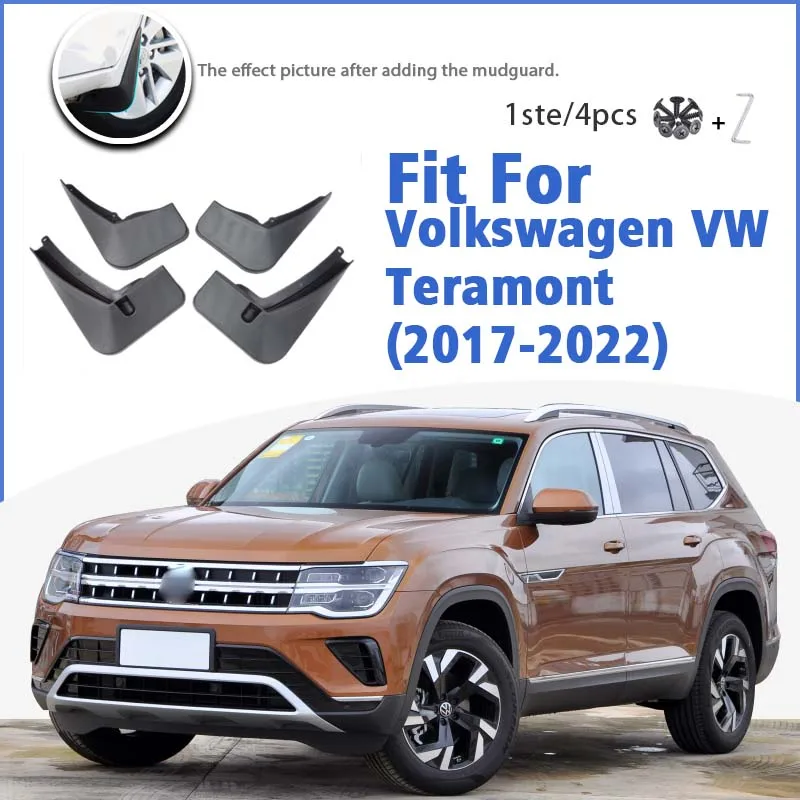 

Mudguard For Volkswagen VW Teramont 2017-2022 Front Rear Mudflaps Mudguards Car Accessories Auto Styline Splash Guard Fender