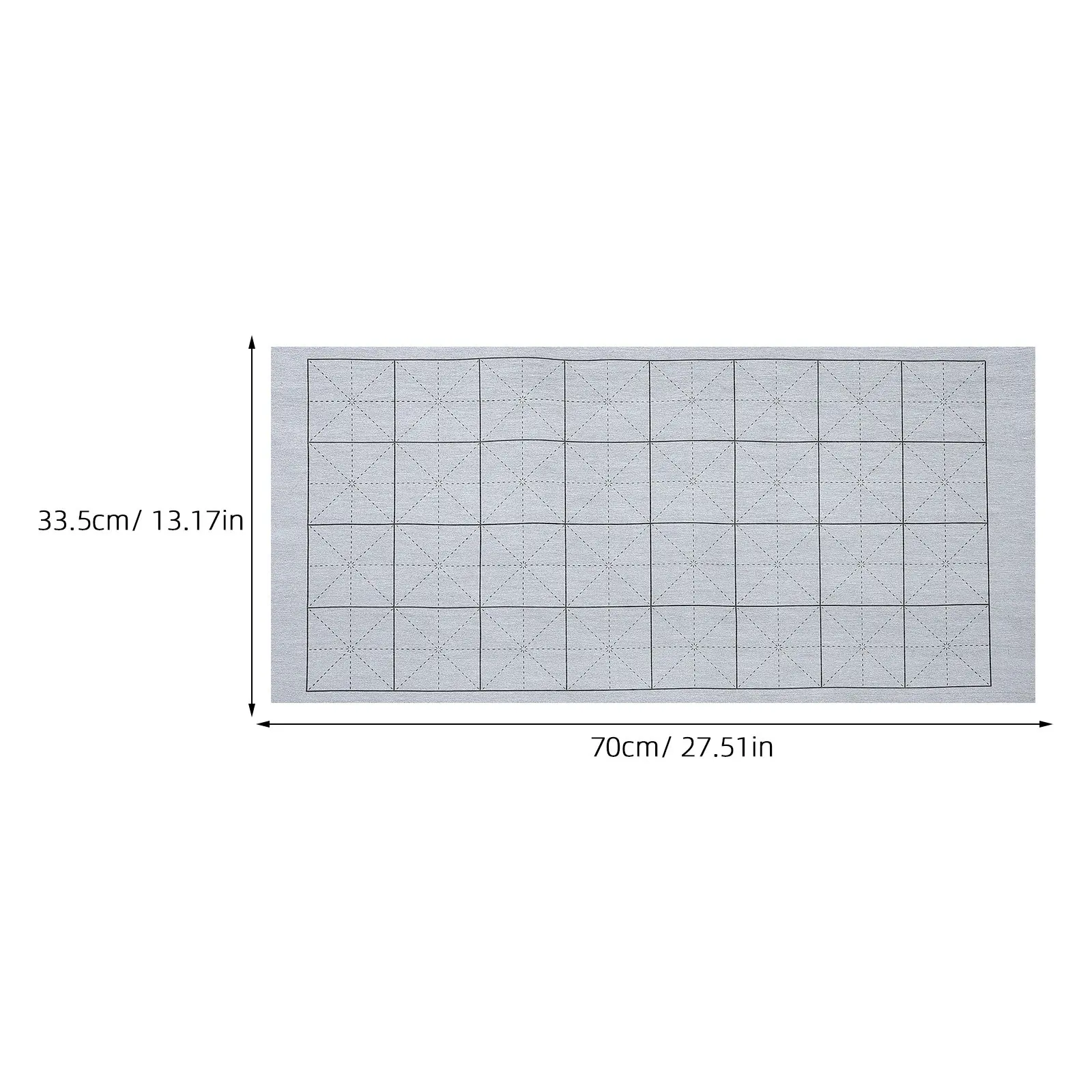 3Pcs 재사용 가능한 물 쓰기 천 중국 서예 연습 매트 수미 예술 초보자를위한 물 그리기 시트 그레이