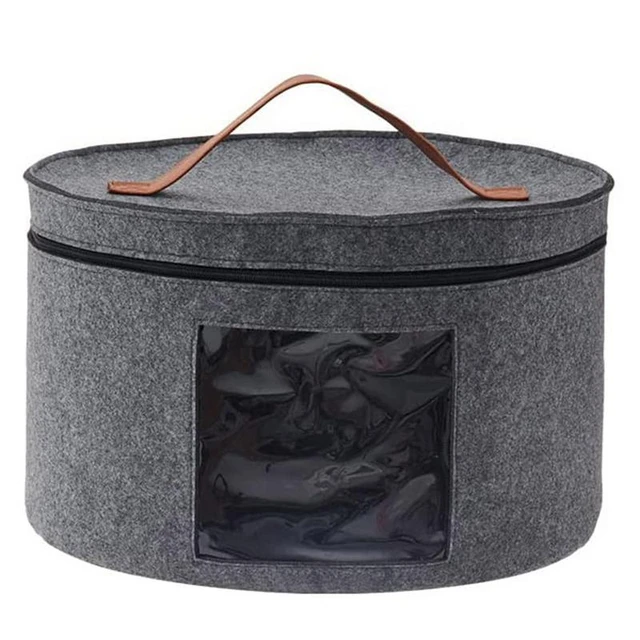 Hat Storage Box Double Handle Hat Boxes For Men Hat Storage With Fixed  Elastic Band Hat Box Storage Suitable For Women Men - AliExpress