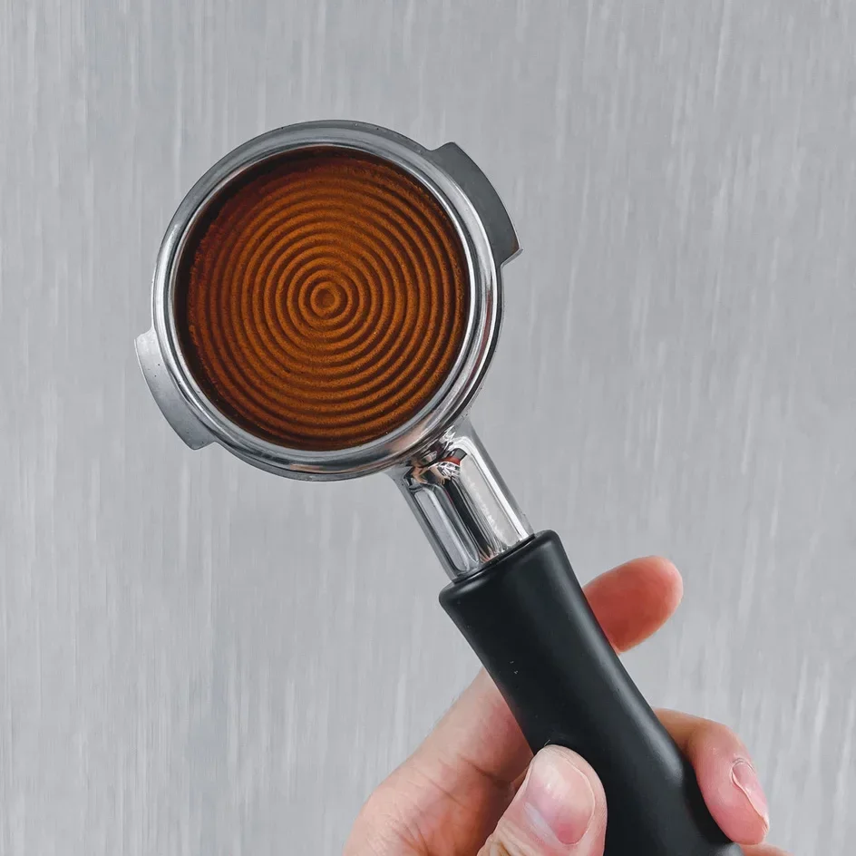 스프링 장착 커피 탬퍼, 리플 베이스, 알루미늄 셀프 레벨링, 에스프레소 탬퍼 키트, 51mm, 53mm, 58mm -  AliExpress