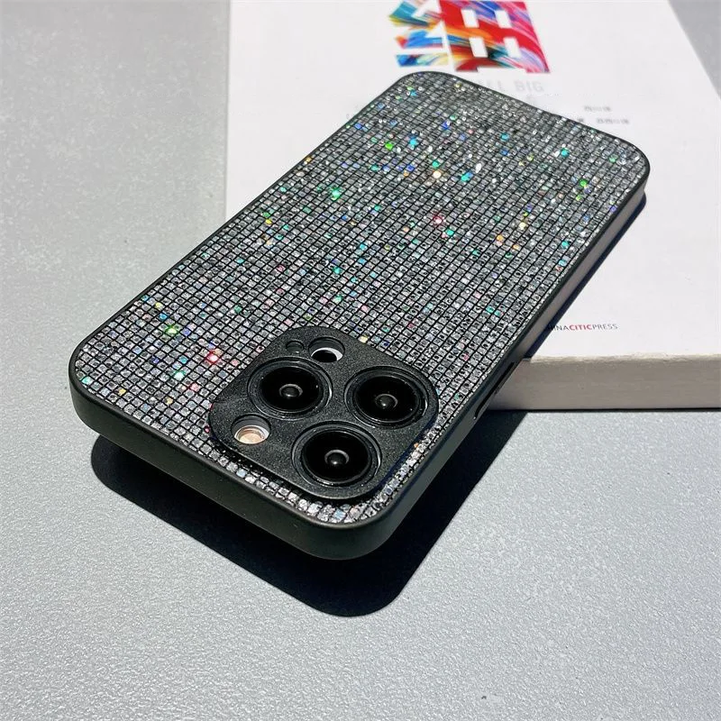 thumbnail image 1 of Funda de protección de lente para iPhone 14 Pro Max, carcasa dura de diamante brillante con diamantes de imitación para iPhone 12, 11, 13 Pro Max, 14 Plus, 15, 1 of 5