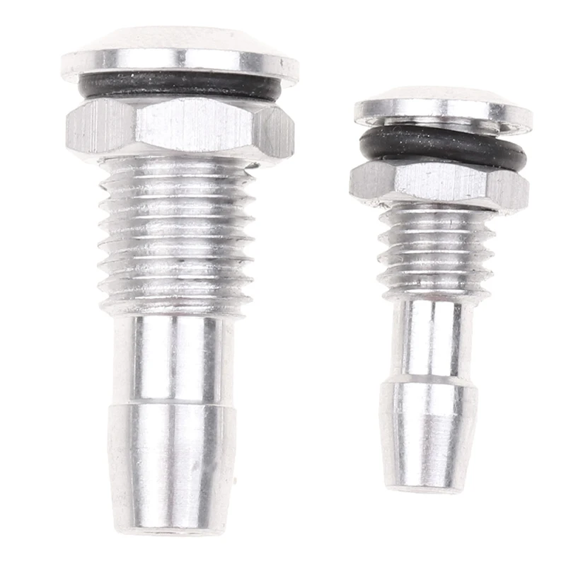 

2 Pcs New Aluminum Water Outlets Thread With O-ring Screws For RC Boat M6 Hot