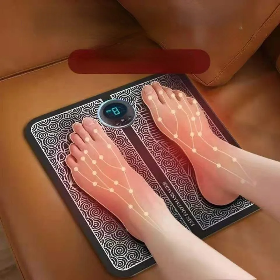 

GY Pulse Foot Foot Massage Mat EMS Foot Therapy Acupuncture Point Electric Massager Foot Acupoint Foot Sole