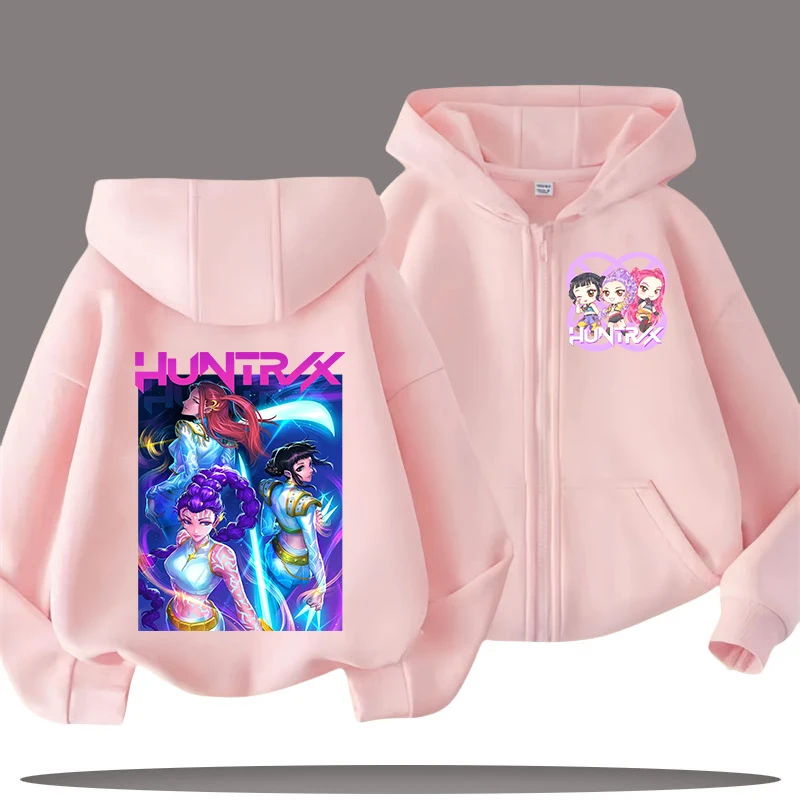 K-pop Huntrix Kids Zip Hoodie 6