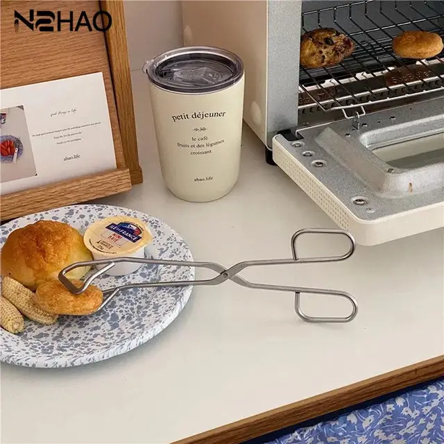 Rozsdamentes Acél Barbecue Fogók Klip Bilincs Étel Főző Hordozható Kültéri Eszközök Bbq Szerszámok Konyhai Kiegészítők
