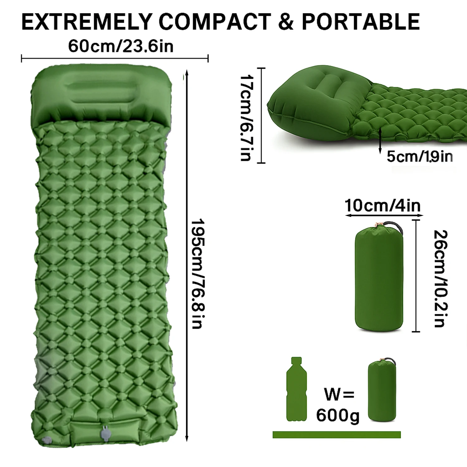Ultralight Inflatable Sleeping Pad 5