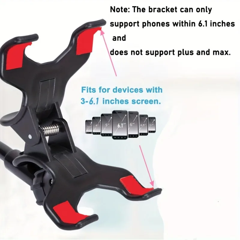 Cell Phone Holder Universal Bedside Phone Stand Lazy Bracket Flexible Long Arms Clip Mount for Smartphone in Bedroom Office Desk