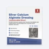 5pcs 4"x4" Silver Calcium Ag Alginate Wound Dressing Soft and Absorbent Dressing Gauze for Wound Care 1