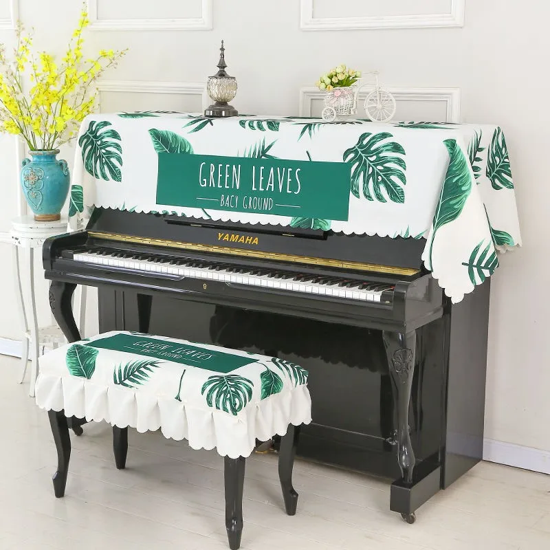 Simple Modern Piano Cover Polyester Piano Cover Cloth Dust Half Electronic Dust Cloth ZE848
