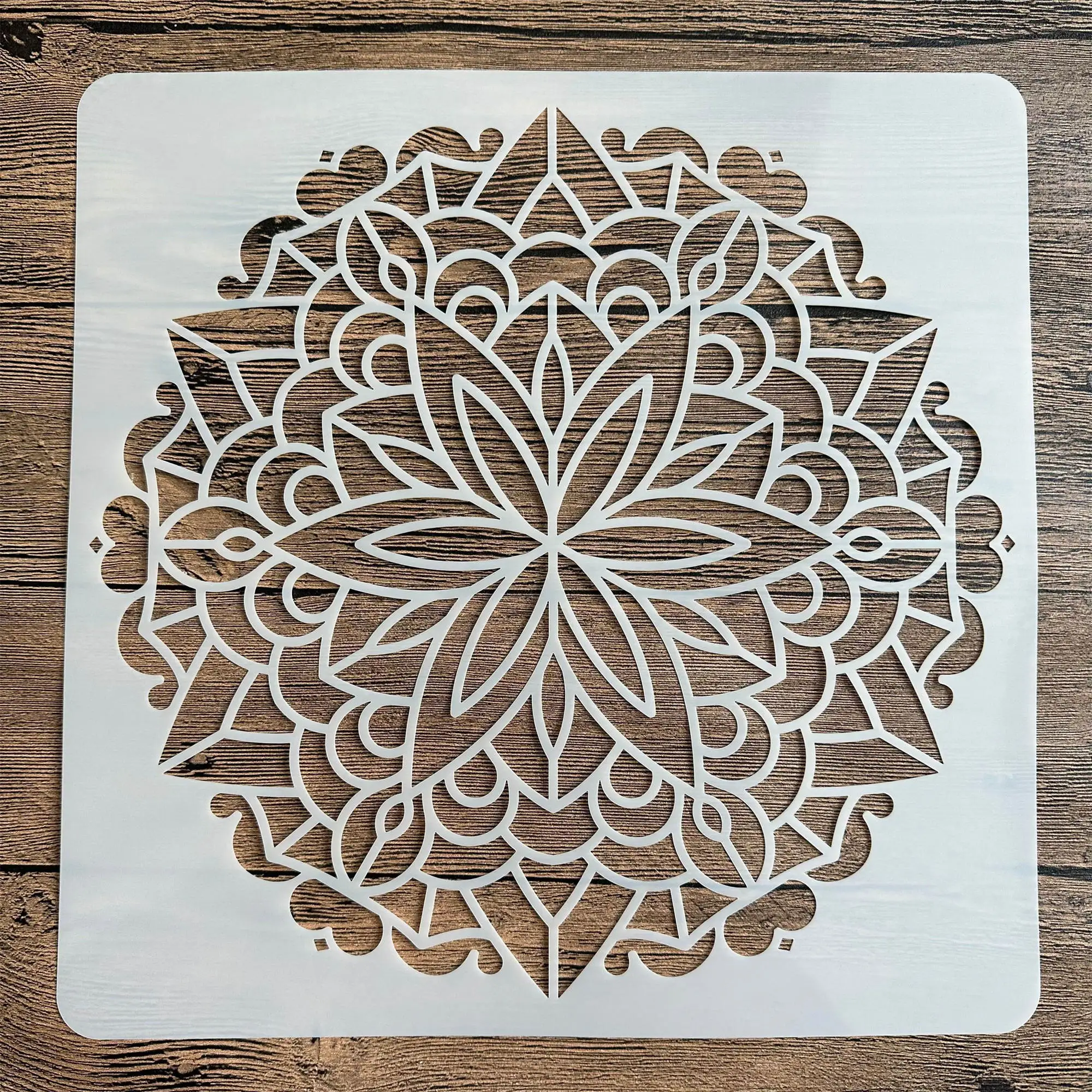 

30 * 30cm size diy mold for painting stencils stamped photo album embossed paper card on wood, fabric,wall mandala stencils