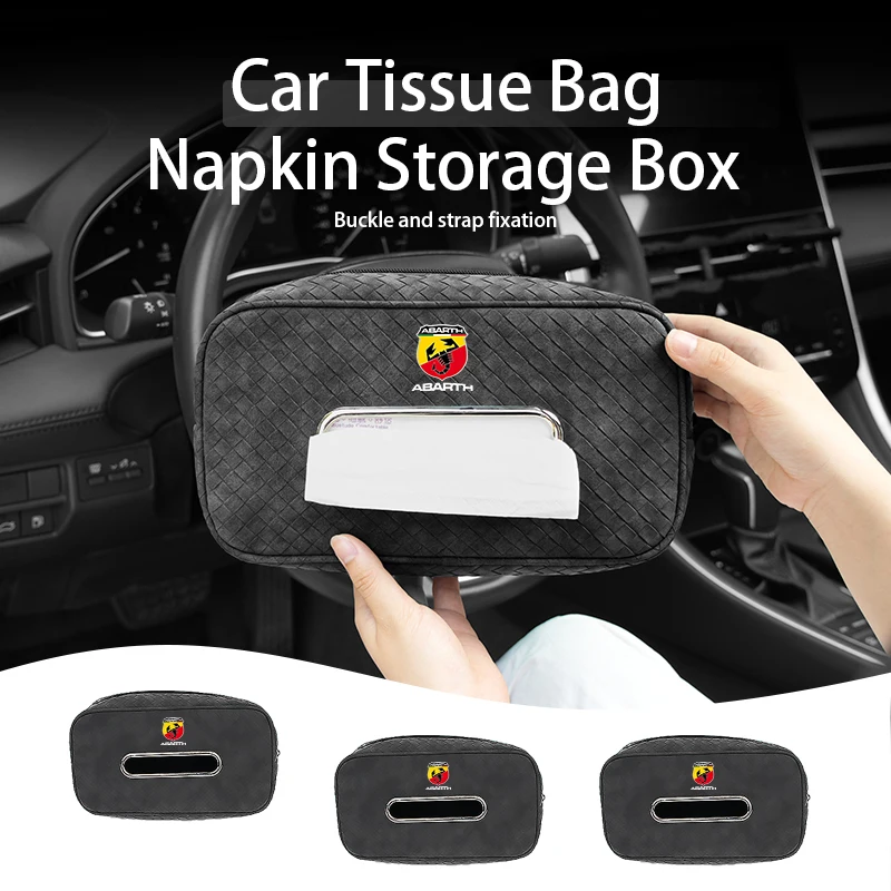 자동차 시트 백 행잉 티슈 박스 종이 서랍 보관함 아바스 피아트 500 두카토 스틸로 팔리오 우노 아스트라 브라보 티포용