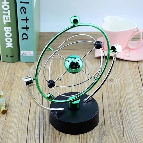 Modern Perpetual Motion Machine Newton's Pendulum Model Desk Toys Newtons Cradle Perpetual Motion Spherical Pendulum Home Decor