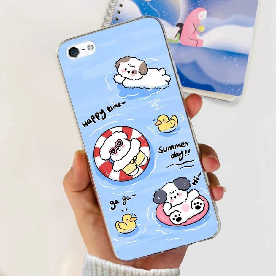 Charming Abstract Art Soft Silicone Phone Case