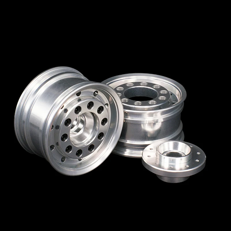 

US Stock LESU Front Wheel Metal Hub for 1/14 RC Tractor Truck Model Tamiyaya Car Model Parts Toys Th02494-SMT3
