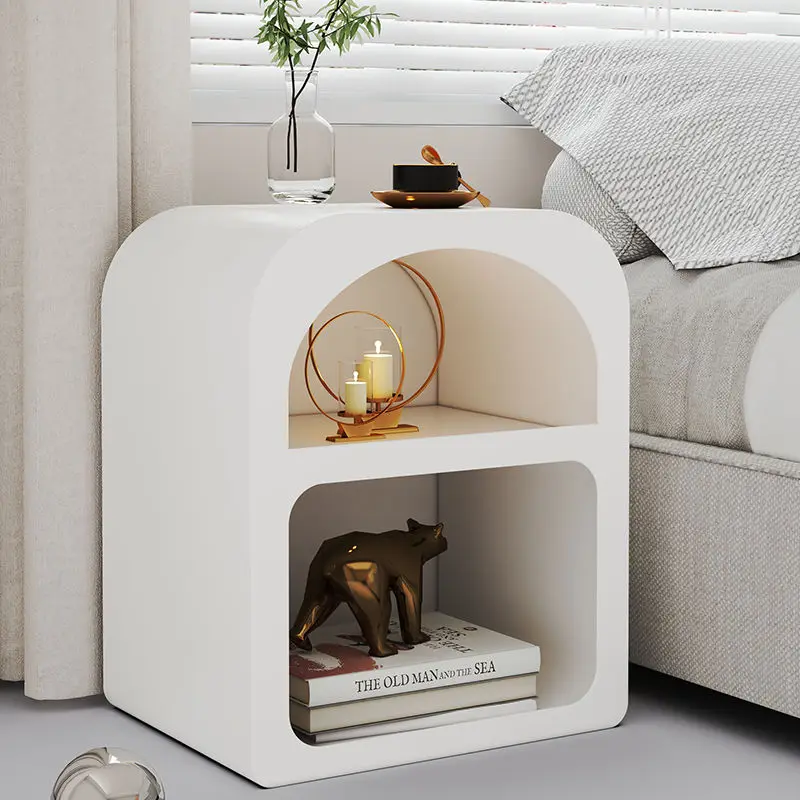 

Bedside Table Simple Modern Small Simple Bedroom Rental Room Storage Cabinet Furniture Bedside Lockers Storage Racks