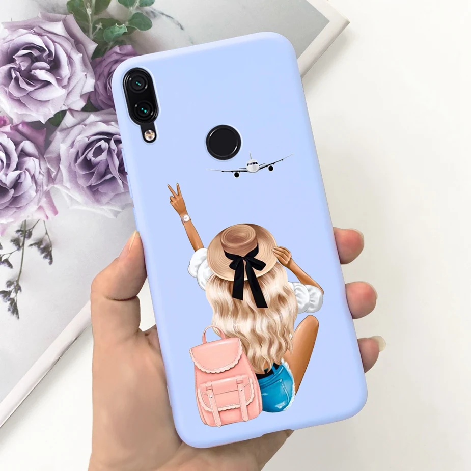 Cute Cartoon Painted Back Cover - Soft Bumper Phone Case