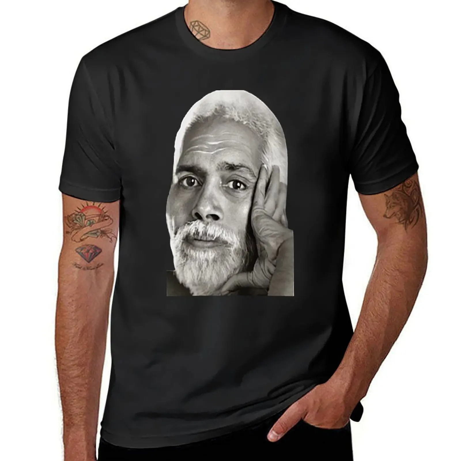 Bhagavan Ramana Maharshi T-Shirt summer tops vintage funny t shirts for men