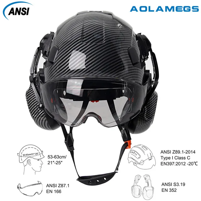 Carbon Fibre Hard Hat