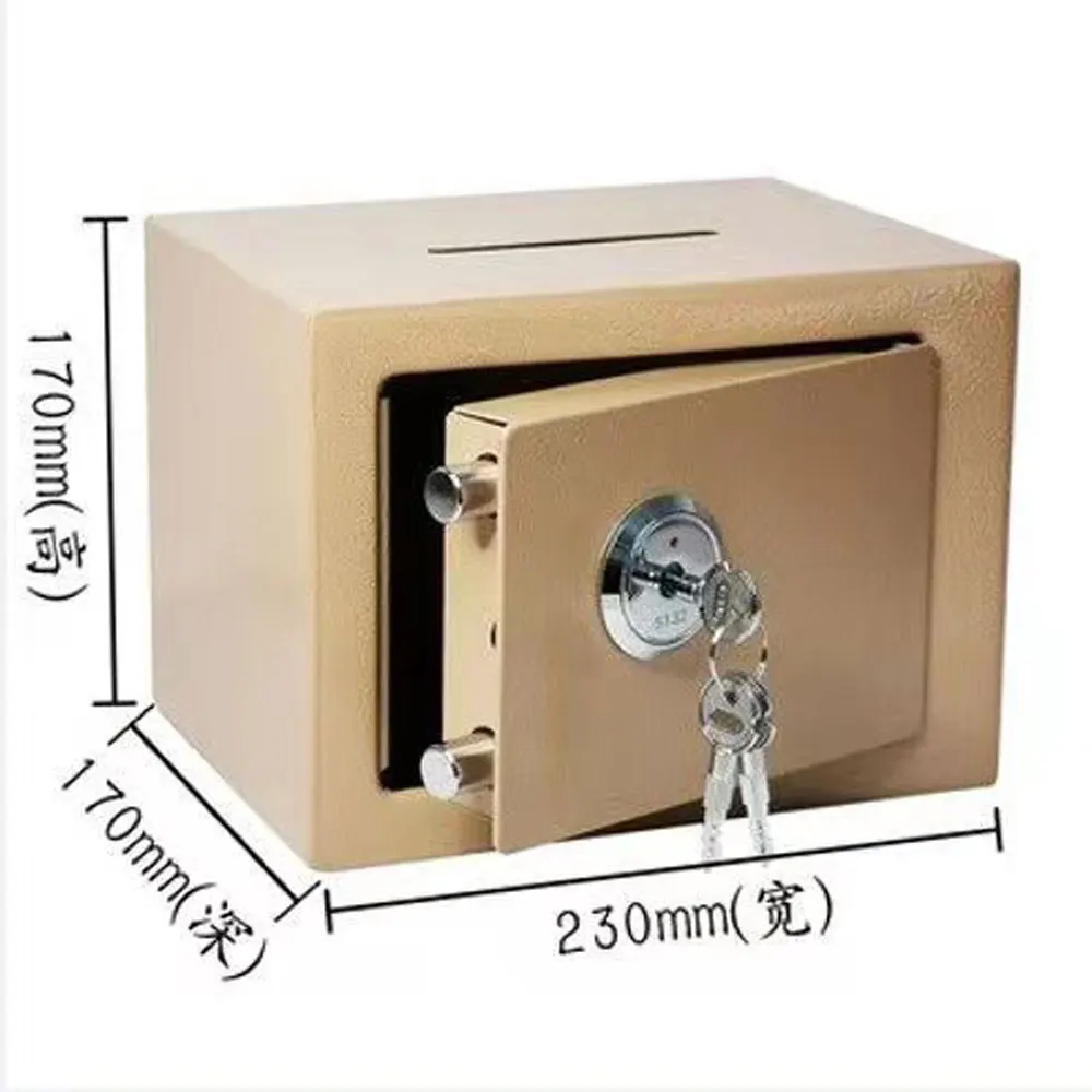 Digital Safe Box Safety Money Gun Electronic Lock Safe Fireproof Safes for Home Strongbox Small Cash Security Lockable Storage 6