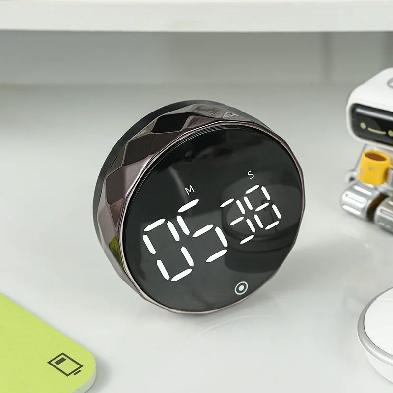 Baseus Magnetic Countdown Alarm Clock Kitchen Timer Manual Digital Timer  Stand Desk Clock Cooking Timer Shower Study Stopwatch - Kitchen Timers -  AliExpress