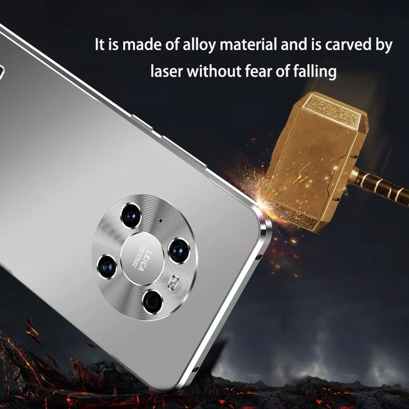 For Huawei P40 P50 magic3 honor50 Mate 40 30 Pro case Metal Magnetic Full camera lens protection aluminium alloy ultrathin cover