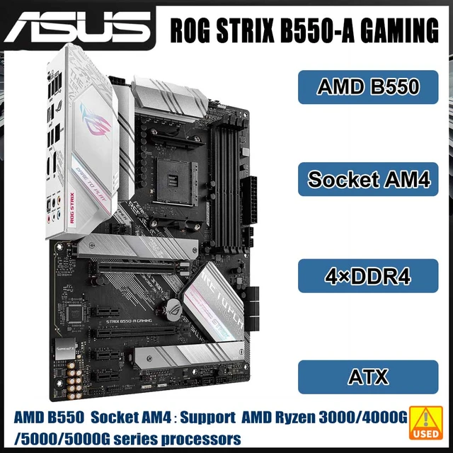 ASUS ROG STRIX B550-A GAMING AM4 ATX AMD Motherboard 