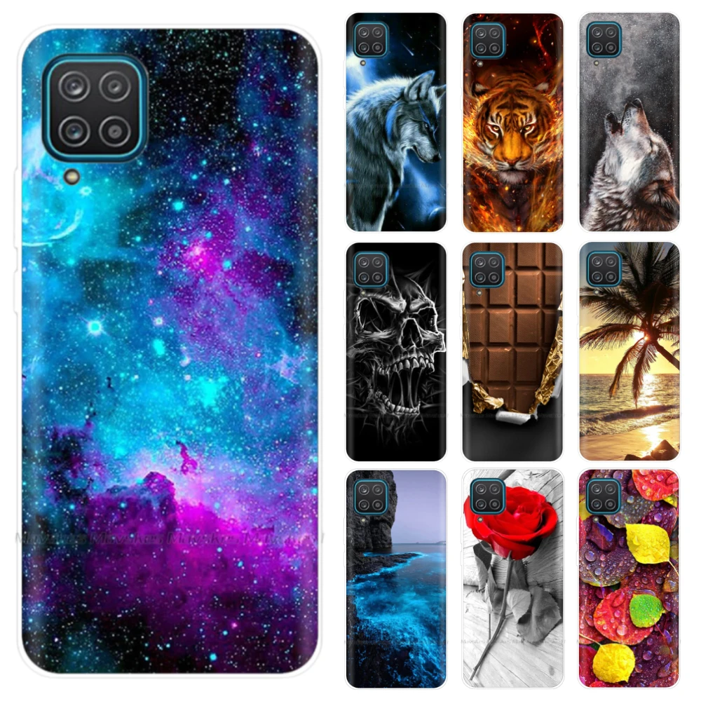 Custodia Per Telefono In Tpu Per Samsung Galaxy A12 Cover 6.5 ''Silicon Coque Per Samsung A12 Galaxy A12 A 12 Cover Capas A12 Protezione Paraurti