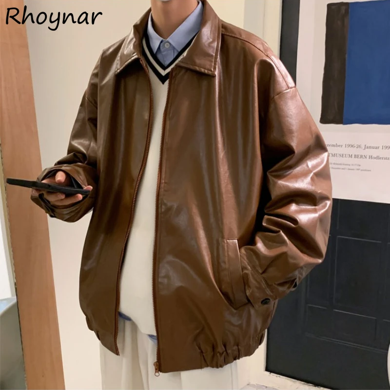 

Solid Jackets Unisex Couples Spring Simple All-match Streetwear Trendy Korean Style Popular Baggy Daily Casual Cozy College Chic