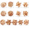 Brain Teaser Puzzle Unlock Interlock Game IQ Test Toy 3D Puzzle Magic Ball  Intelligence Game Educational Toys for Kids Adults 6