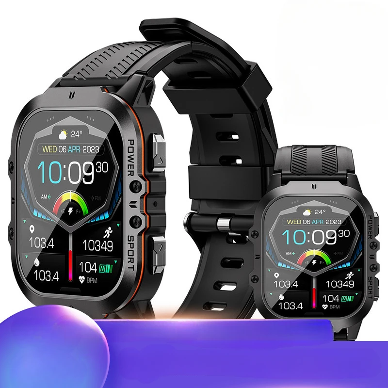 

New C26 smartwatch AMOLED screen Bluetooth communication three protection outdoor sports waterproof heart rate and blood oxygen