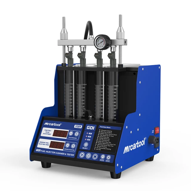 Tester E Pulitore Iniettori Carburante LUTIFIX | 8 Modalit&agrave; Impulso, 12V/5V | Con 4 Adattatori