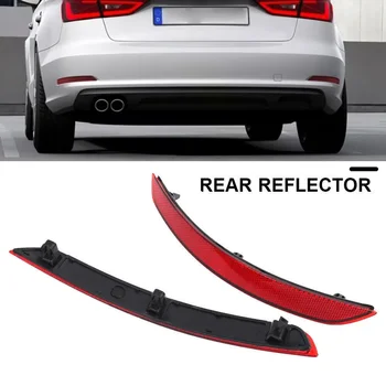 Auto Paraurti Posteriore Riflettore Fanale posteriore Barre Freno Parcheggio Avvertimento Per AUDI A3 Berlina Cabriolet 2013-2016 8VD 945105   8VD 945106