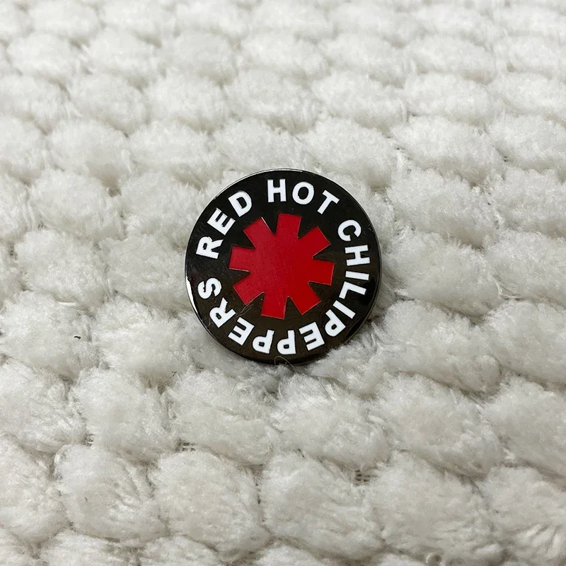Red H0t Chili Pepper Enamel Pin Badge Rock Band Music Jewelry
