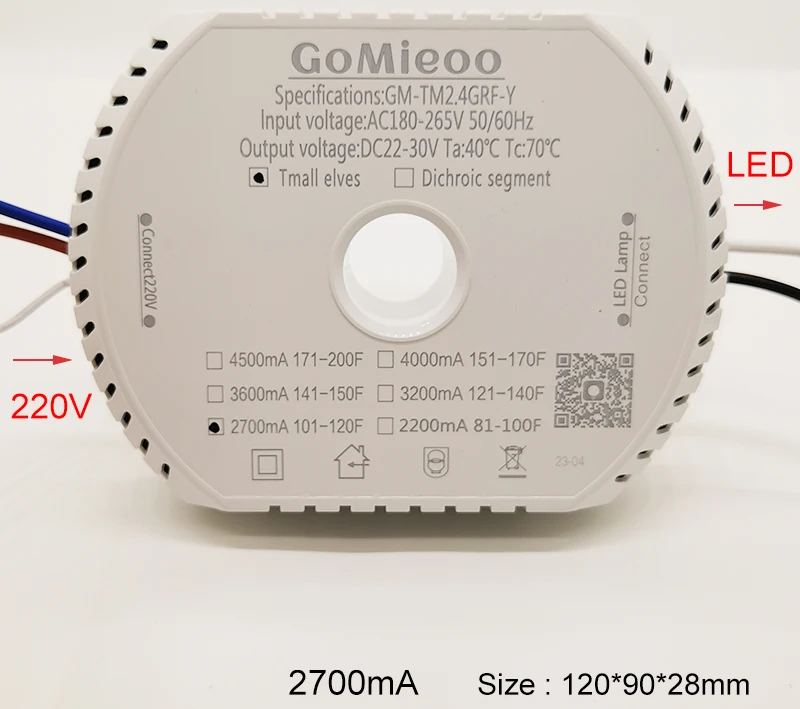 fios, lâmpada 2 cores, pequenos elfos, AC