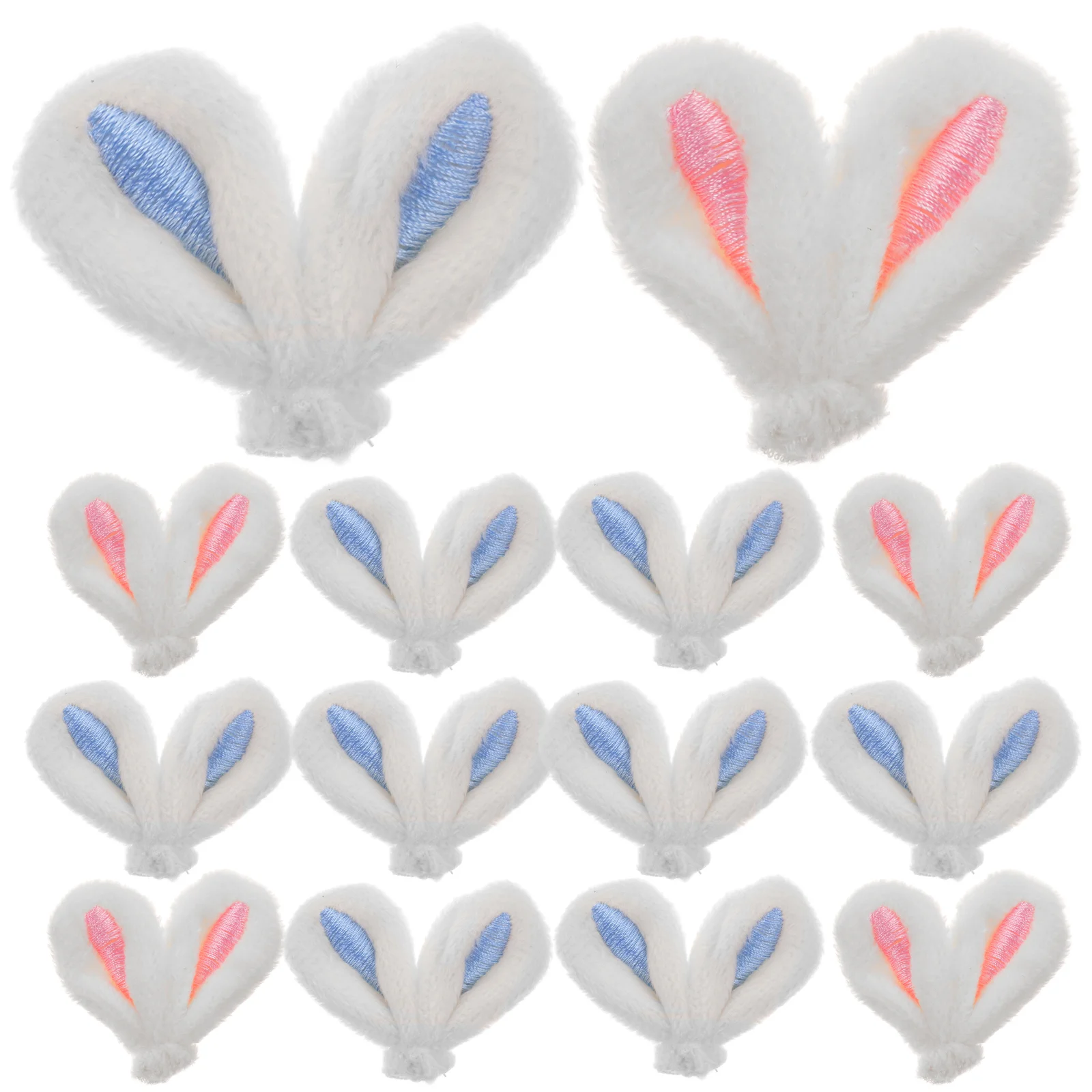 

20pcs Adorable Rabbit Ear Hairpin Decor Hair Clip Making Bunny Ears for Crafts