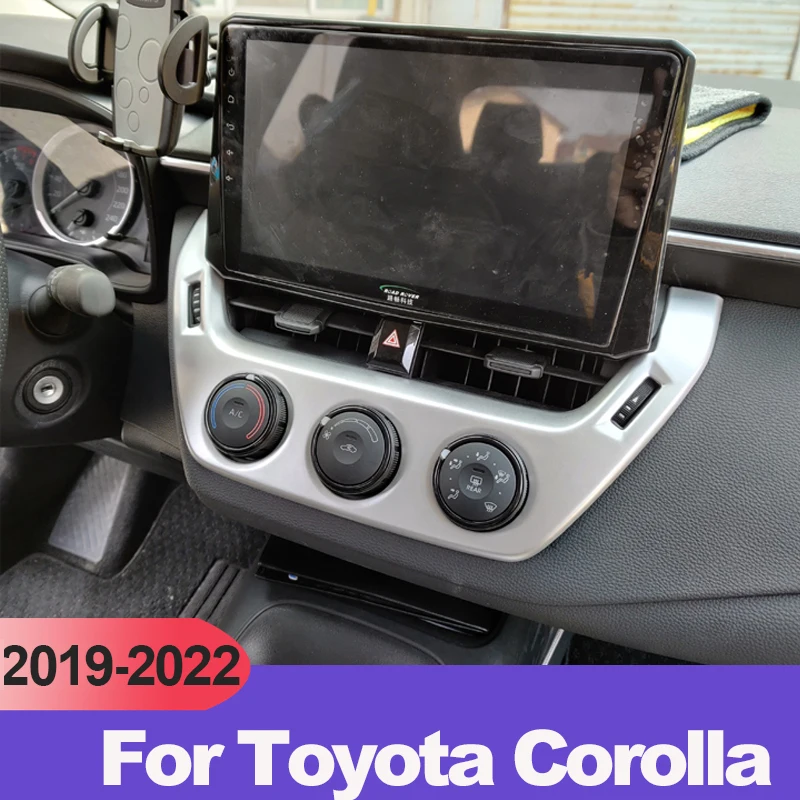 Abs Car Center Air Ac Vent Outlet Pannello Di Navigazione Strip Cover Trim Per Toyota Corolla 2019 2020 2021 2022 E210 12Th Accessori