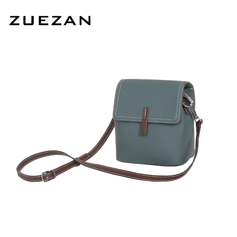 

Roomy Satchel Shoulder Bag, Women's Genuine Leather Messenger Bag, 100% Real Cow Skin Cross body Bag, D269