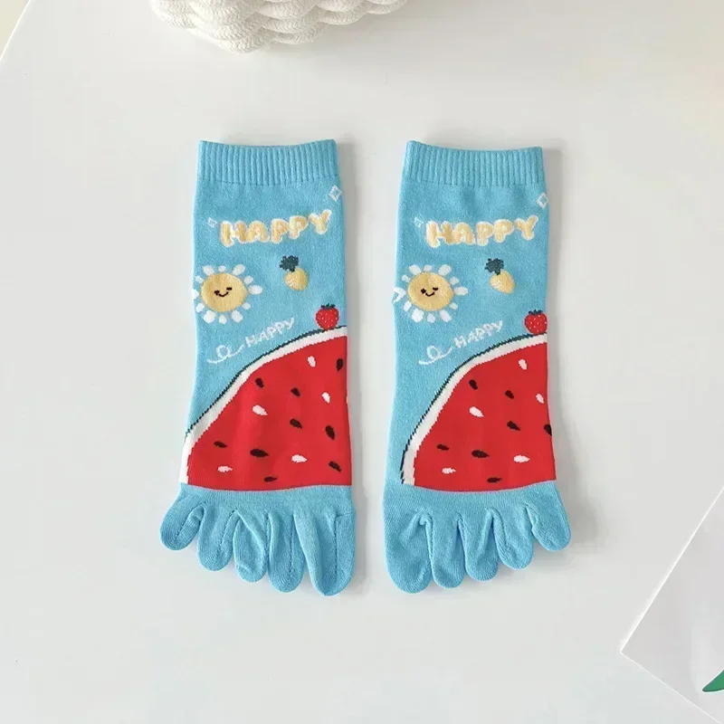 5 Paia Di Calzini Per Bambini Con Dita, Calzini A Cinque Dita Con - Foto 5