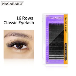 NAGARAKU Faux Mink Eyelash Extensions - Natural Soft Lashes - 0.20mm