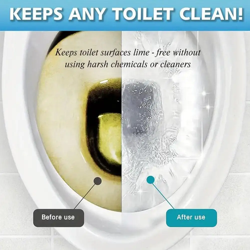 2PCS Toilet Magnets Cleaning Stick Magnets Magnetic Toilet Bowl Cleaner Environmentally Cleaning Tools